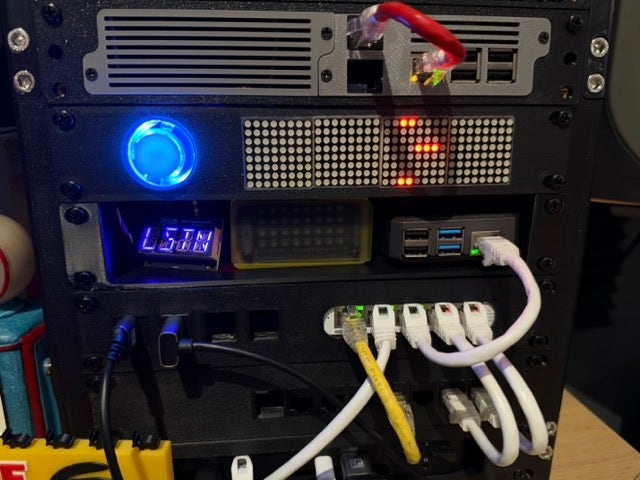 Ralph is running on the Raspberry Pi 4 in my HomeLab rack in my home office.